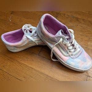 Vans Ward glitter tye dye girls shoes